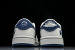 Travis Scott AJ1 Low x BAPE 'White Blue' (Custom)