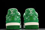 Louis Vuittоп Trainer Low 'Green Monogram Textile'