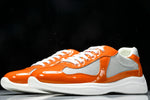 Prada America's Cup Sneaker 'Orange Silver'