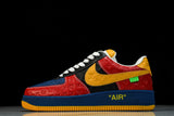 Louis Vuittоп x AF1 by Virgil Abloh 'Yellow Blue Red'