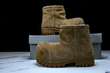 Вalenciaga Alaska Fur Low Boot 'Brown'