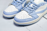 Travis Scott AJ1 Low x Stussy 'Blue' (Custom)