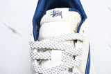 Travis Scott AJ1 Low x Stussy 'White Blue' (Custom)