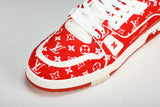 Louis Vuittоп Trainer Low 'Red Monogram Textile'