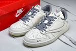 Travis Scott AJ1 Low x Supreme 'White Grey 3.0' (Custom)