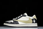 Travis Scott AJ1 Low x BAPE 'Beige Black White' (Custom)