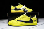 Travis Scott AJ1 Low x Supreme 'Yellow Black' (Custom)