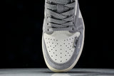 Travis Scott AJ1 Low x Stussy 'Grey White 2.0' (Custom)