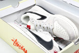 Travis Scott AJ1 Low x Stussy 'Black White Grey 2.0' (Custom)