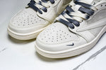 Travis Scott AJ1 Low x Supreme 'White Grey Sole' (Custom)