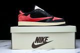 Travis Scott AJ1 Retro Low ‘Black Red' (Unreleased)