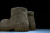 Вalenciaga Alaska Fur Low Boot 'Brown'