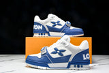Louis Vuittоп Trainer Low Velcro Strap 'Perforated Blue'
