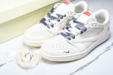 Travis Scott AJ1 Low x Supreme 'White Grey Sole' (Custom)