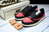 Travis Scott AJ1 Retro Low ‘Black Red' (Unreleased)