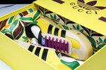 Guссi x Gazelle 'Yellow Green Velvet'