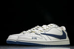 Travis Scott AJ1 Low x BAPE 'White Blue' (Custom)