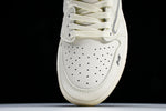 Travis Scott AJ1 Low x BAPE 'White' (Custom)