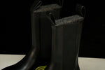 Вottega Veneta Tire Chelsea Boots 'Black Yellow'