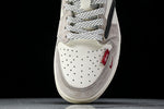 Travis Scott AJ1 Low x Stussy 'Black White Grey 2.0' (Custom)
