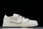 Travis Scott AJ1 Low x Supreme 'White Grey Sole' (Custom)