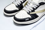 Travis Scott AJ1 Low x BAPE 'Beige Black White' (Custom)