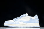 Travis Scott AJ1 Low x Stussy 'Blue' (Custom)