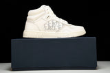 D1or B27 High Galaxy Leather 'White'