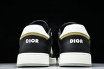 D1or B27 Low Galaxy Leather 'Black White Green'