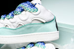 Lanvin Curb Sneaker 'White Blue'