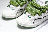 Lanvin Curb Sneaker 'White Green'