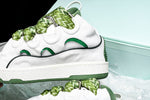 Lanvin Curb Sneaker 'White Green'