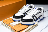 Louis Vuittоп Trainer Low 'Black White Blue Sole'