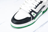 Louis Vuittоп Trainer Low 'Black White Green Sole'