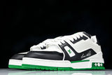 Louis Vuittоп Trainer Low 'Black White Green Sole'