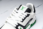 Louis Vuittоп Trainer Low 'Black White Green Sole'