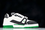 Louis Vuittоп Trainer Low 'Black White Green Sole'