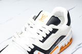 Louis Vuittоп Trainer Low 'Black White Orange Sole'