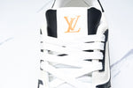 Louis Vuittоп Trainer Low 'Black White Orange Sole'