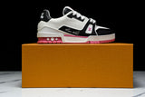 Louis Vuittоп Trainer Low 'Black White Pink Sole'