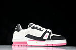 Louis Vuittоп Trainer Low 'Black White Pink Sole'