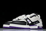 Louis Vuittоп Trainer Low 'Black White Violet Sole'