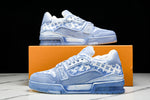 Louis Vuittоп Trainer Low 'Blue Distressed'