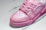 Louis Vuittоп Trainer Low 'Pink Distressed'