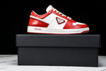 Prada Downtown Sneaker 'White Red'