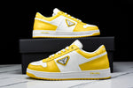 Prada Downtown Sneaker 'White Yellow'