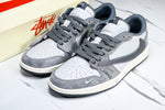 Travis Scott AJ1 Low x Stussy 'Grey' (Custom)