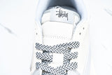 Travis Scott AJ1 Low x Stussy 'Silver' (Custom)