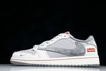 Travis Scott AJ1 Low x Supreme 'Grey' (Custom)