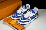 Louis Vuittоп Trainer Low 'Blue Monogram Textile'